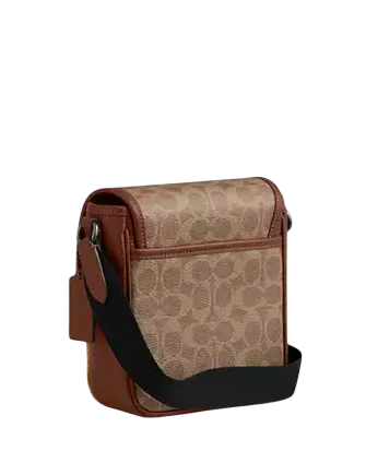 Coach Lucas Crossbody Bag In Signature Canvas Tan