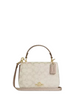 Coach Lysa Top Handle Bag In Signature Canvas Champagne 