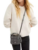 Coach Lysa Top Handle Bag In Signature Canvas  Gunmetal 