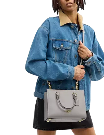Coach Maggie Small Tote Bag Dove Grey