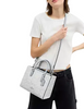 Coach Maggie Small Tote Bag In Pretty Signature Canvas Chalk Blue