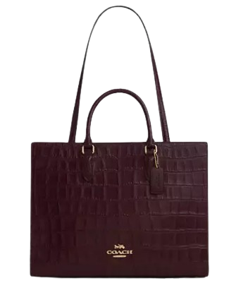Coach Maggie Tote Bag Merlot 