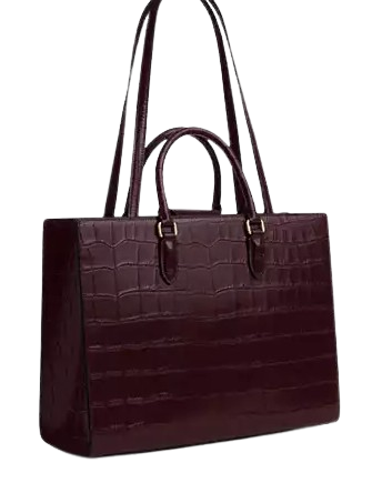 Coach Maggie Tote Bag Merlot 