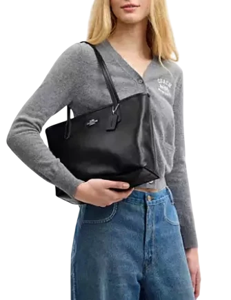 Coach Medium City Tote Bag Black