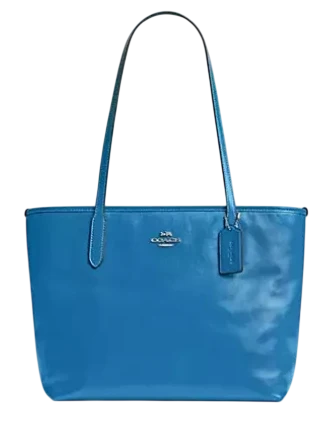Coach Medium City Tote Bag Blue Jay 