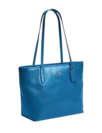 Coach Medium City Tote Bag Blue Jay 