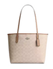 Coach Medium City Tote Bag In Signature Canvas Sand Taupe
