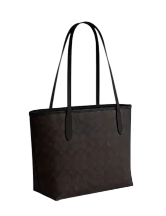 Coach Medium City Tote Bag In Signature Canvas | Brixton Baker