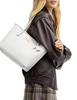 Coach Medium City Tote Bag In Signature Canvas White Chalk