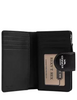 Coach Medium Corner Zip Wallet Black