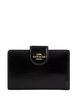 Coach Medium Corner Zip Wallet Black