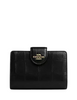 Coach Medium Corner Zip Wallet Black