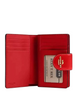 Coach Medium Corner Zip Wallet Candy Apple