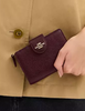 Coach Medium Corner Zip Wallet Dark Wine