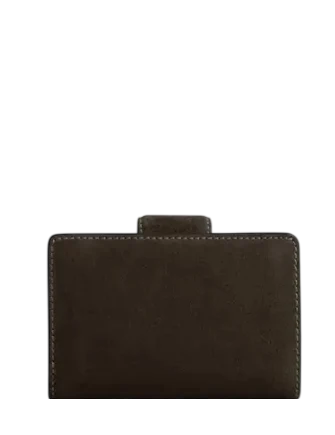 Coach Medium Corner Zip Wallet Ebony