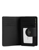 Coach Medium Corner Zip Wallet In Signature Canvas Charcoal Black