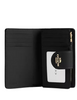 Coach Medium Corner Zip Wallet In Signature Canvas Tan Black