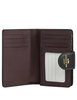 Coach Medium Corner Zip Wallet In Signature Canvas With Floral Print Brown Yellow