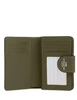Coach Medium Corner Zip Wallet In Signature Jacquard Olive Drab