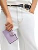Coach Medium Corner Zip Wallet Lilac