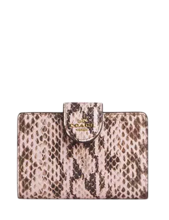 Coach Medium Corner Zip Wallet Pink