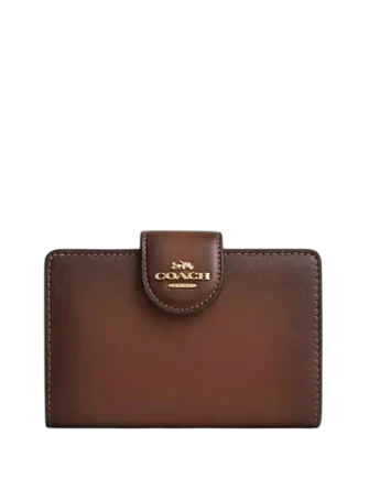  Coach Medium Corner Zip Wallet Redwood