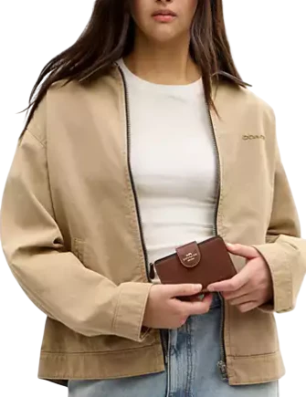 Coach Medium Corner Zip Wallet Redwood
