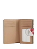 Coach Medium Corner Zip Wallet With Cherry Print Chalk