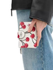 Coach Medium Corner Zip Wallet With Cherry Print Chalk