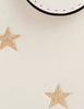 Coach Medium Corner Zip Wallet With Star Print Chalk