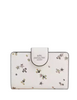 Coach Medium Corner Zip Wallet With Star Print Chalk