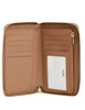 Coach Medium Id Zip Wallet In Signature Canvas Sand Chalk
