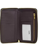 Coach Medium Id Zip Wallet With Quilting Black