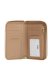 Coach Medium Id Zip Wallet With Quilting Chalk