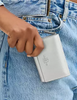 Coach Micro Wallet Light Silver