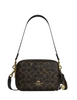 Coach Mini Carey Crossbody Bag In Loved Signature Canvas Brown