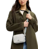 Coach Mini Carey Crossbody Bag In Signature Canvas Chalk Blue