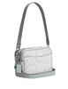 Coach Mini Carey Crossbody Bag In Signature Canvas Chalk Blue