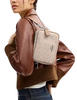 Coach Mini Carey Crossbody Bag In Signature Canvas Sand Taupe