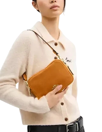 Coach Mini Carey Crossbody Bag Marigold