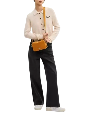 Coach Mini Carey Crossbody Bag Marigold