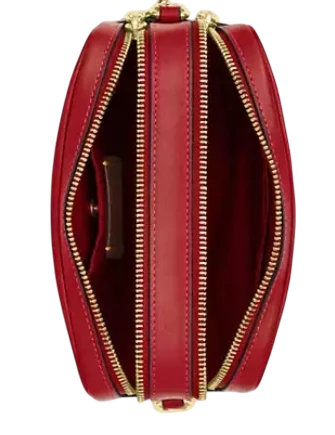 Coach Mini Carey Crossbody Bag Poppy