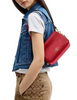 Coach Mini Carey Crossbody Bag Poppy