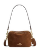 Coach Mini Carey Crossbody Bag Warm Brown