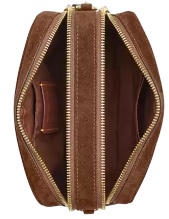 Coach Mini Carey Crossbody Bag Warm Brown