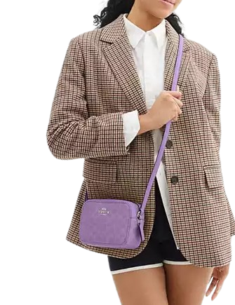 Coach Mini Jamie Camera Bag In Signature Canvas Iris