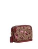 Coach Mini Jamie Camera Bag In Signature Canvas With Cherry Print Tan