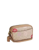 Coach Mini Jamie Camera Bag In Signature Canvas With Lips Print Sand