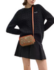 Coach Mini Jamie Camera Bag In Signature Canvas With Orange Print Tan