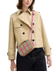 Coach Mini Jamie Camera Bag With Plaid Print Pink